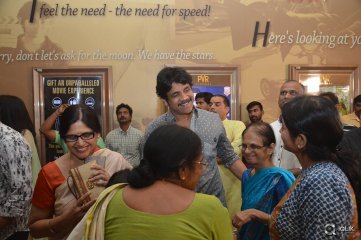 Celebs at Om Namo Venkatesaya Movie Special Show